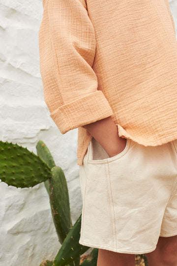 Leonardo shirt - Apricot cream - LiiLU